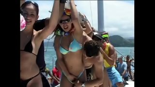 Dozens of Brazilian horny dudes and pretty nasty  gals take part in the special ocean cruise where every hottie can enjoy non stopping banging action on the board of yacht of Oshun