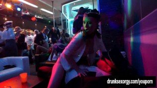 Gorgeous pornstars fucking in the club