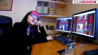Nerdy french secretary is an anal addicted